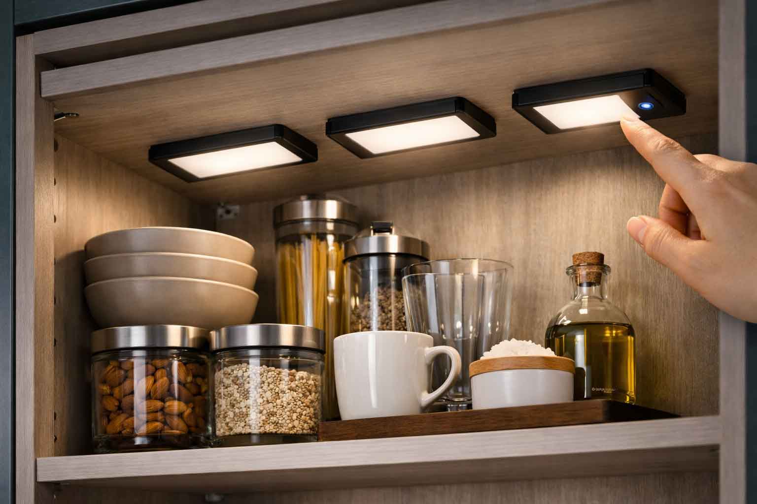 Naber Neva LED, Leuchte, Set-3, schwarz