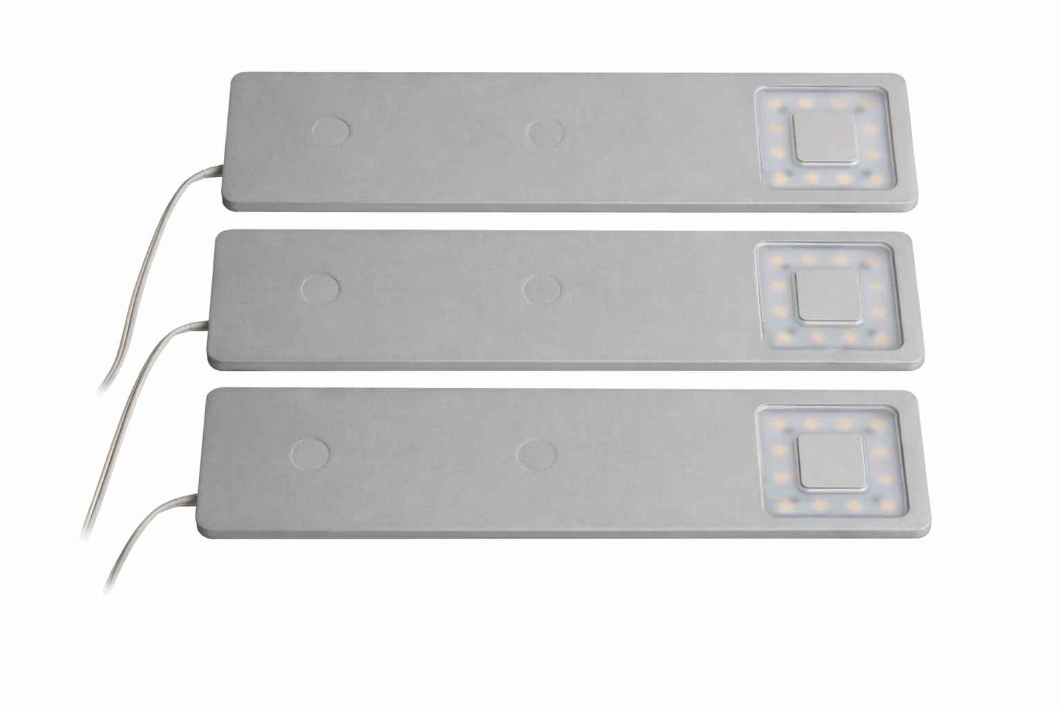 Heitronic Cortina LED-Unterbauleuchte 3er Set LED LED fest eingebaut 7.2W