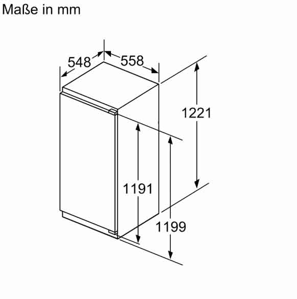 Neff KI2426DD1 N70, Einbau-Kühl-Schrank